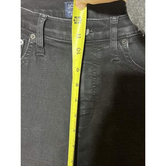 J Crew Jeans Sz 29 High Ride Skinny Black Women Stretchy Denim Preppy - Picture 5 of 8